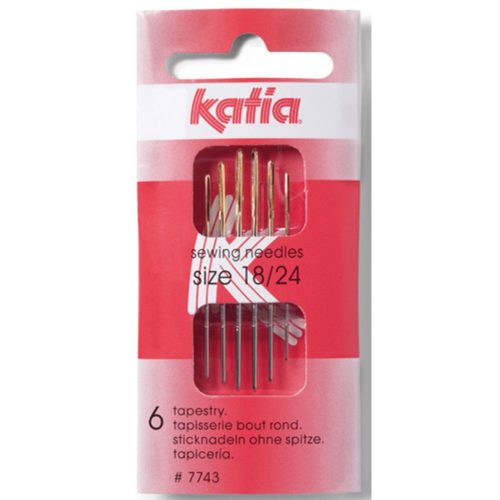 Ovillo KATIA Aguja de coser 18/24 color