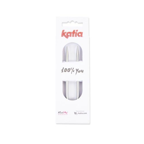 Agujas de punto circulares de aluminio intercambiables de Katia