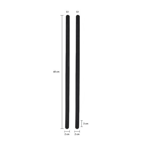 Asas de piel sintética para bolso 60 cm de Katia