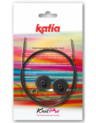 Ovillo KATIA Cable intercambiable para aguja circular color