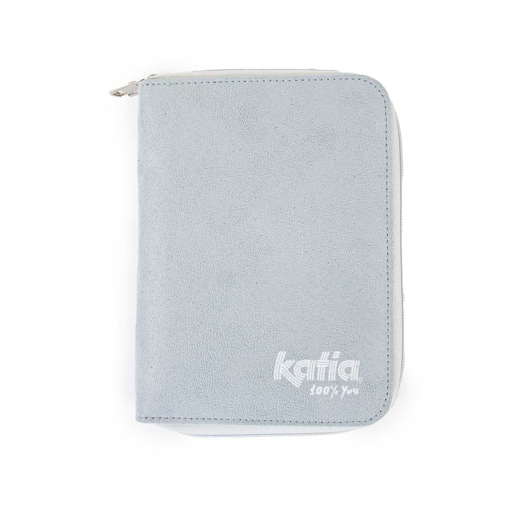 Estuche con 14 ganchillos de 2 a 12 mm de Katia