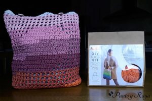 Kit de bolso DIY de lana ganchillo para el día de la madre